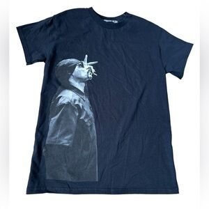 NWOT Death Row Records Snoop Dogg Vintage Peace Up Tee in Black